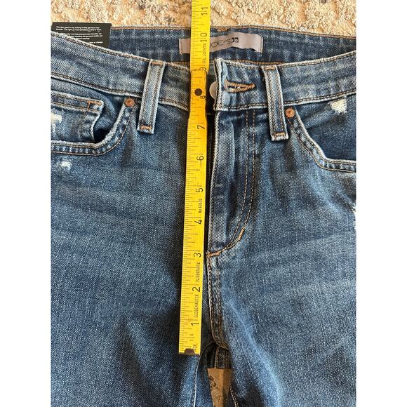 Joe’s NWT Distressed Raw Hem Skinny Crop Jeans Sz. 25 - Picture 11 of 12